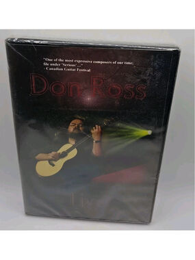 Don Ross Live (DVD, 2004, Region 0/All) New Sealed